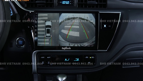 Màn hình DVD Android liền camera 360 Toyota Altis 2018 - 2019 | Fujitech 360 